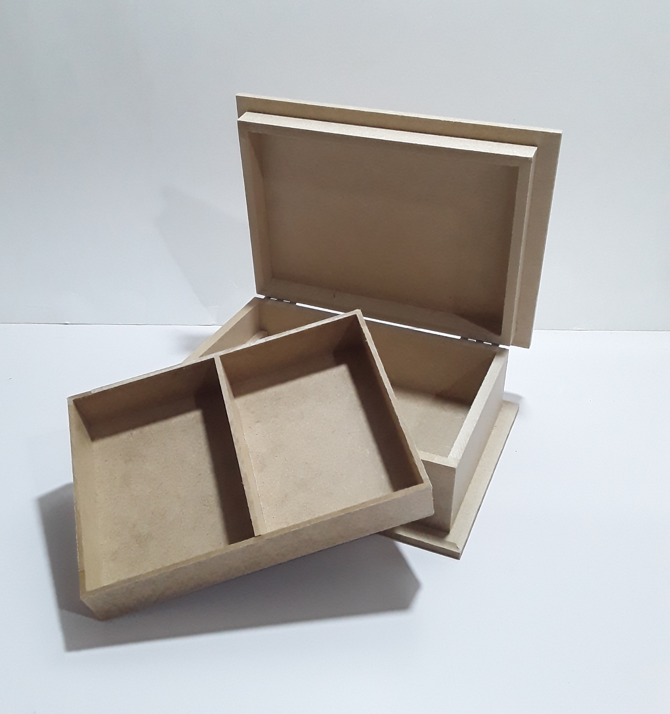 Caixa Baralho 20x15x7 c/ Bandeja 